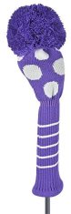 Daphne Lila Punkte Strick-Driver Headcover