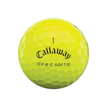 Callaway ERC Golfball Triple Track 3-er Sleeve Gelb