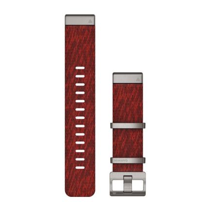 Garmin QUICKFIT Nylon-Armband mit Jacquardwebung – Rot für S60/S62