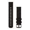 Garmin QUICKFIT Armband Nylon schwarz meliert für S60/S62