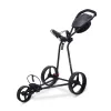 Big Max TI TWO Trolley Black JuStar SILVER manuell 3-rädrig
