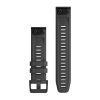 Garmin QuickFit™ 22 Silikon Schiefer mit Teilen in Schwarz für Model S60/S62
