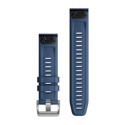 Garmin QuickFit™ 22 Silikon Koenigsblau mit Teilen aus Edelstahl für Model S60/S62